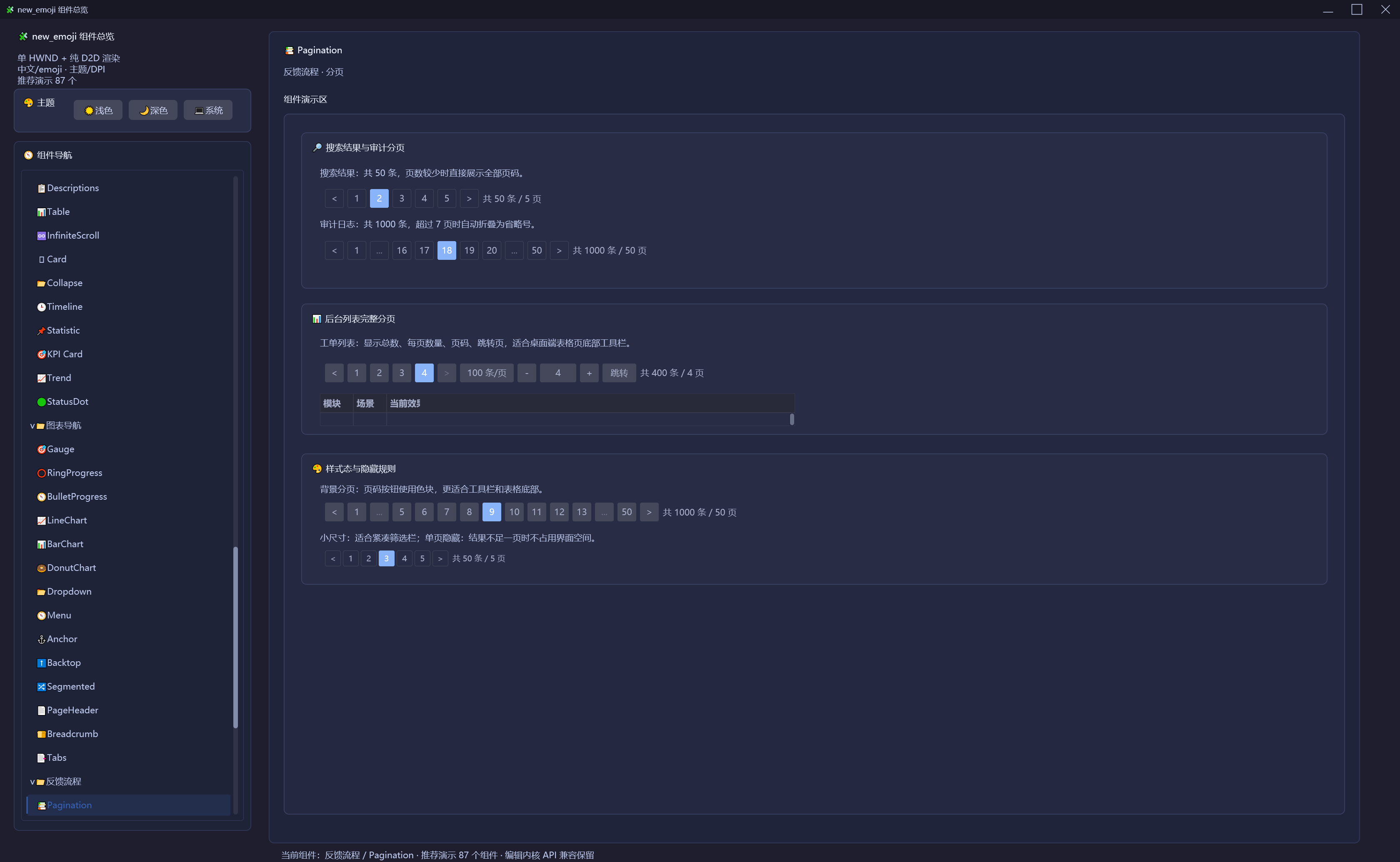 Pagination